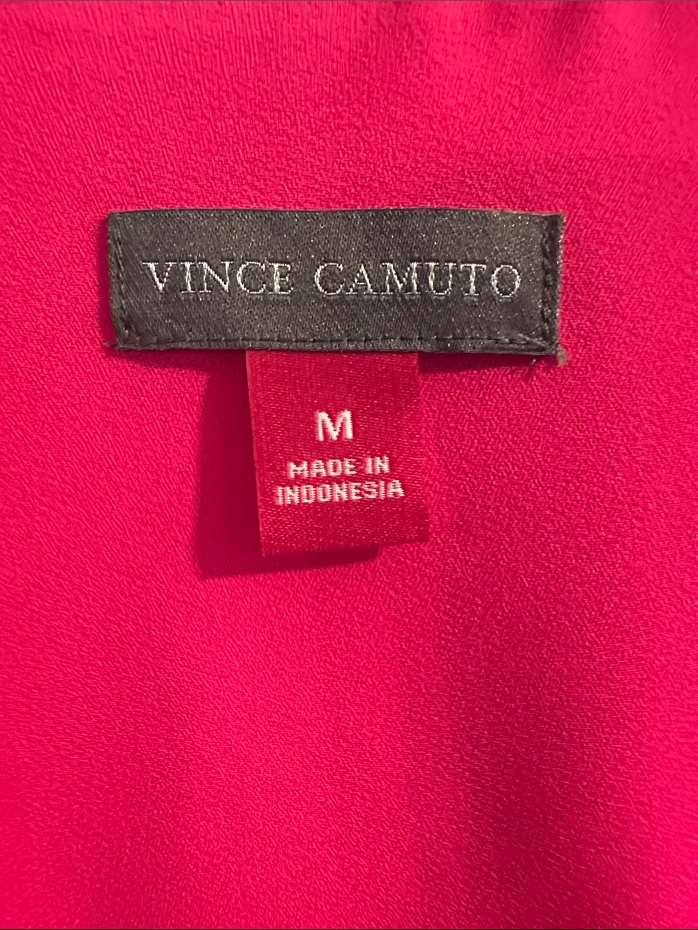 Vince Camuto Fuchsia V-Neck Ruffle Sleeve Blouse - Picture 2 of 11